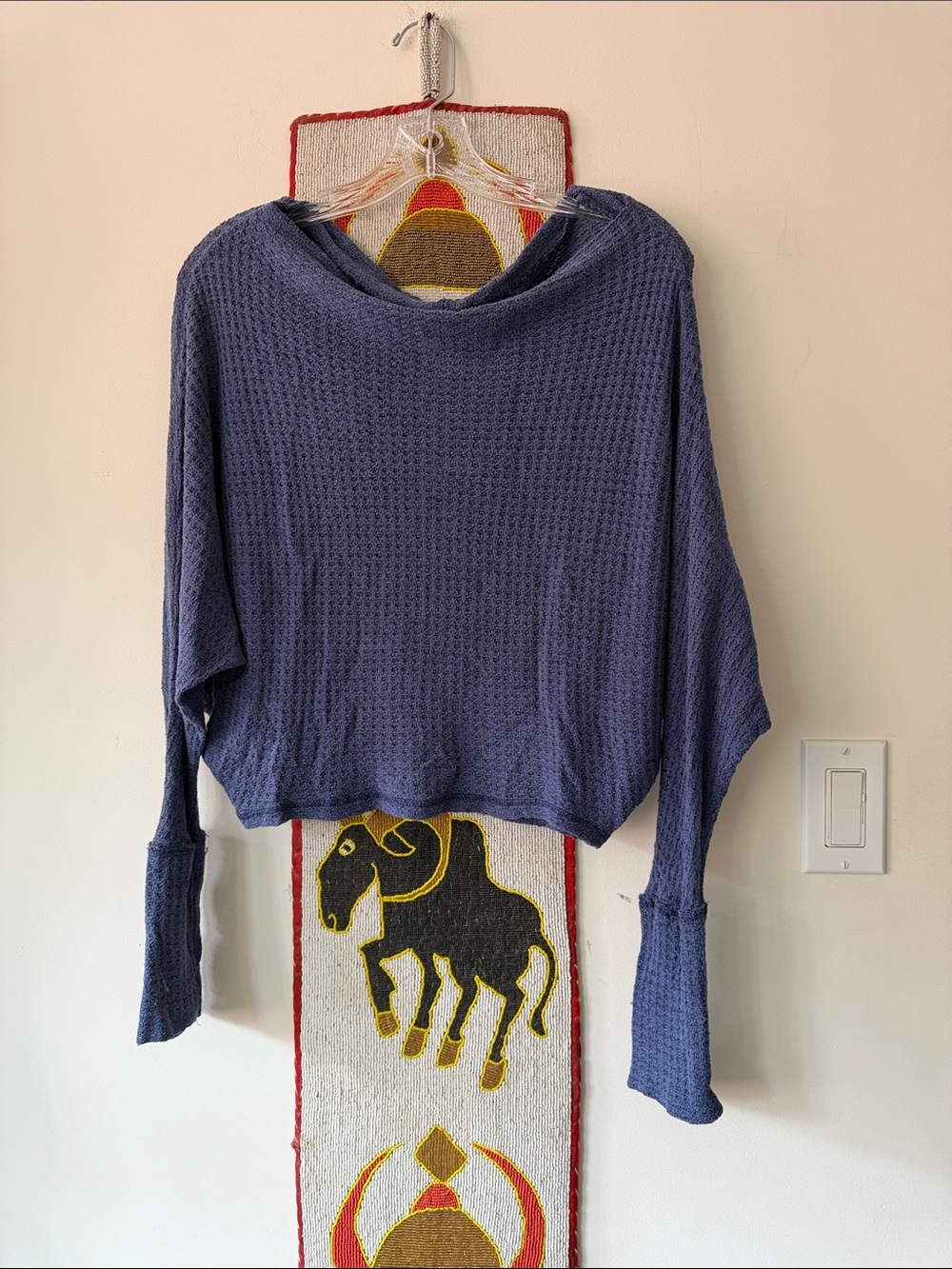 “FREE PEOPLE” Cute Light Sweater Shirt